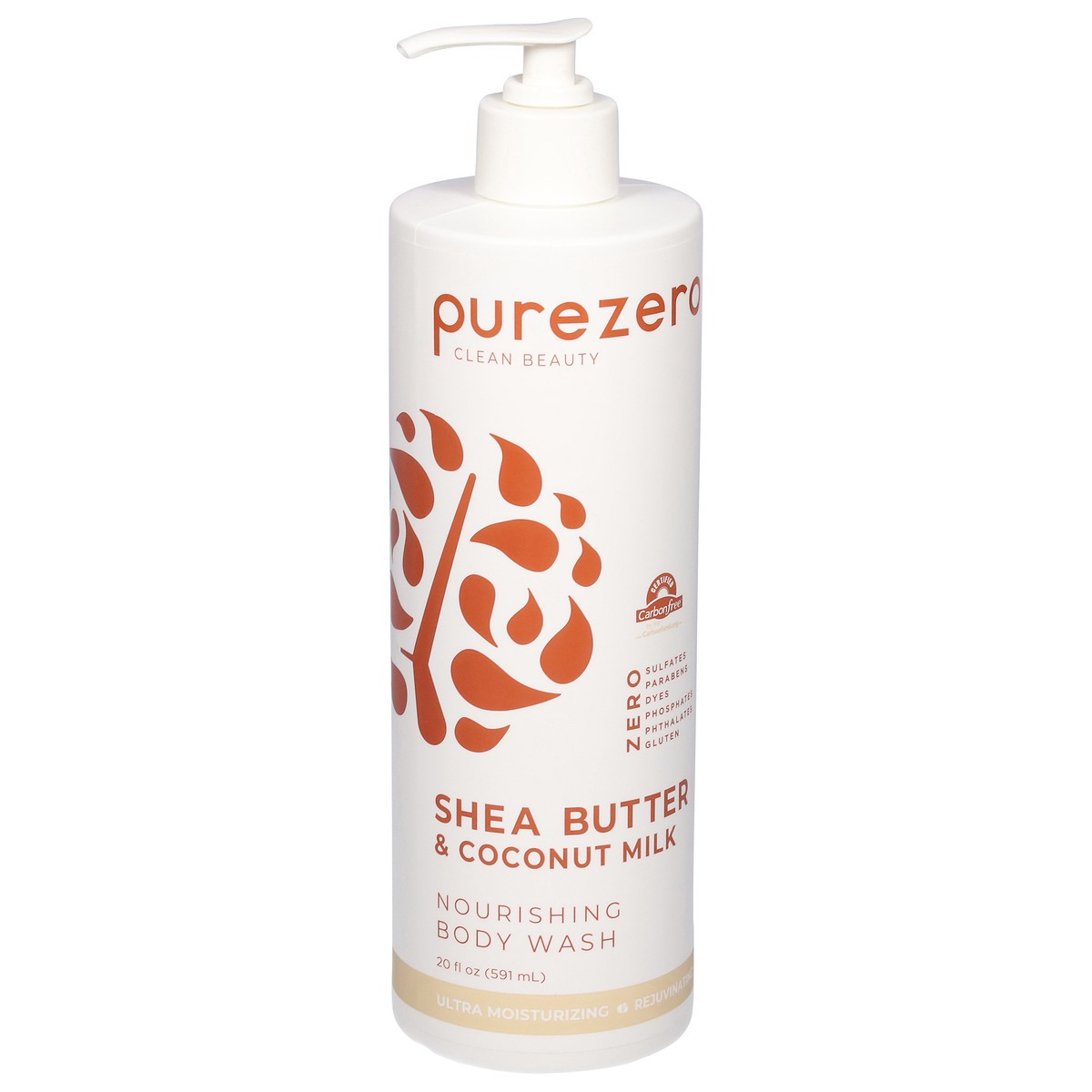 slide 10 of 12, Purezero Clean Beauty Shea Butter & Coconut Milk Nourishing Body Wash 20 fl oz, 20 fl oz