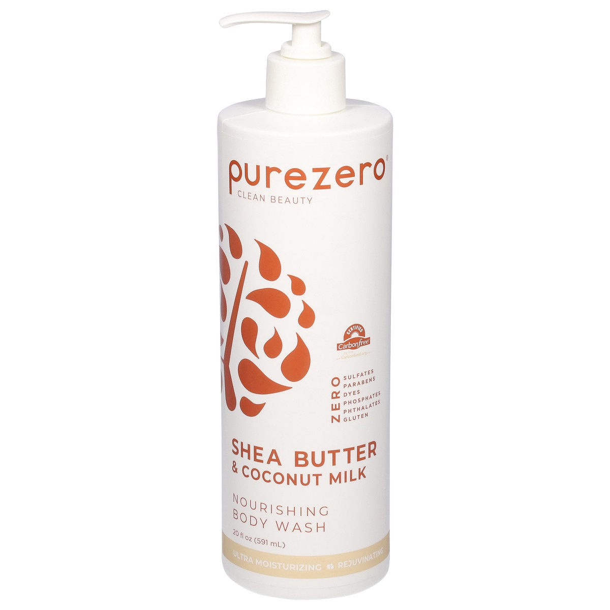 slide 1 of 12, Purezero Clean Beauty Shea Butter & Coconut Milk Nourishing Body Wash 20 fl oz, 20 fl oz