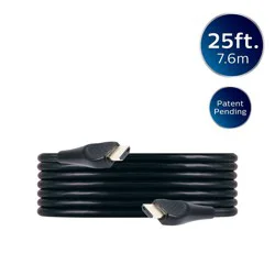 Philips 25' HDMI High Speed Cable with Ethernet - Black