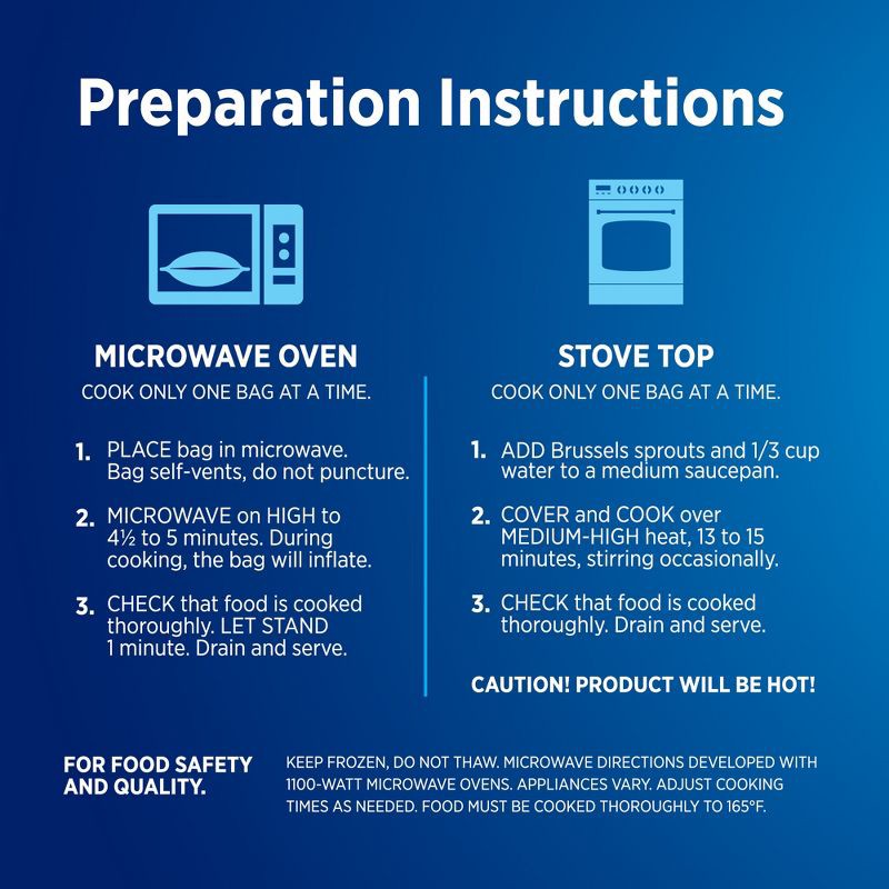 slide 6 of 10, Birds Eye Steamfresh Frozen Brussels Sprouts - 10.8oz, 10.8 oz