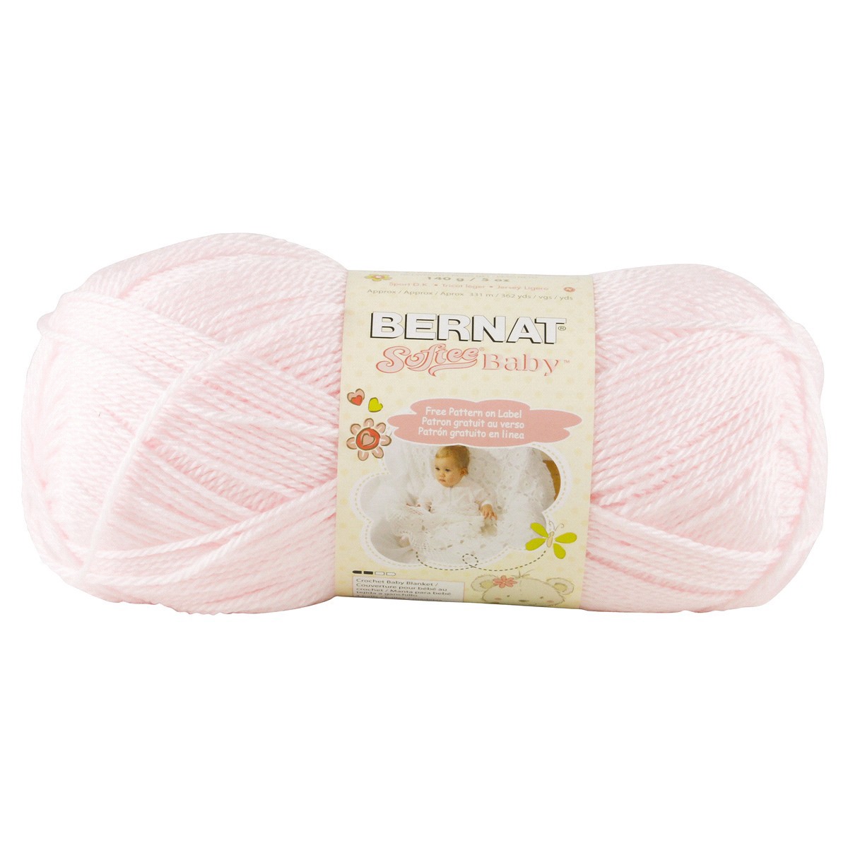 slide 1 of 13, Bernat Softee Baby Yarn, Pink, 5 oz