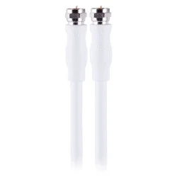 Philips 25' RG6 Coax Cable - White