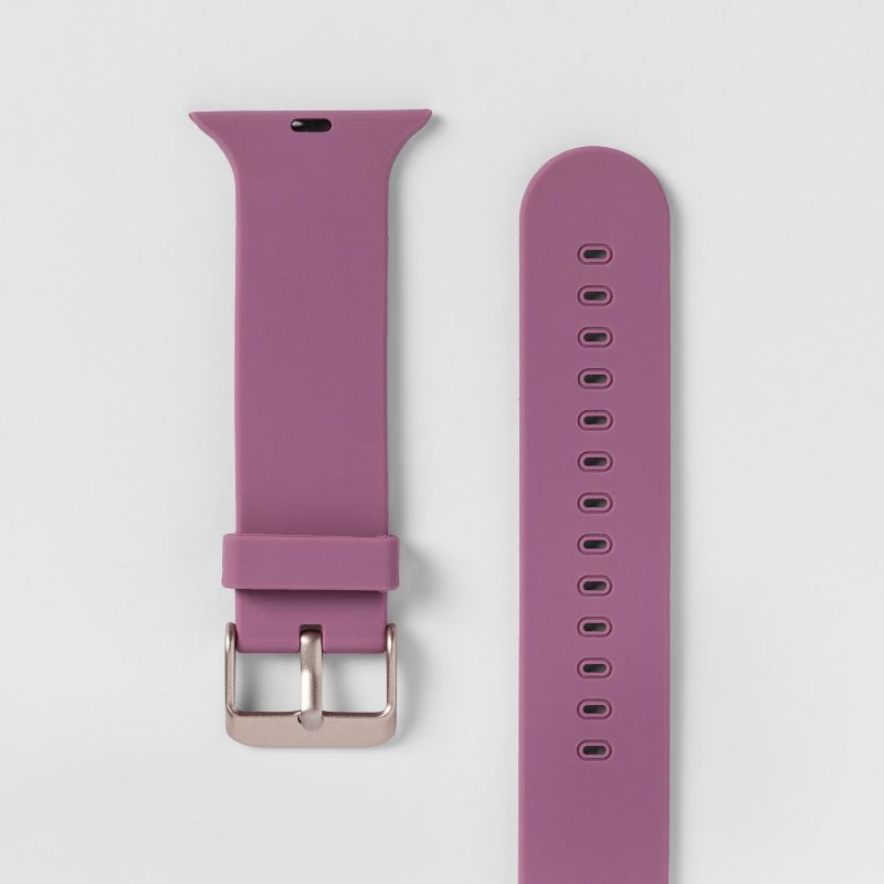 slide 1 of 2, Apple Watch Silicone Band 38/40mm - heyday Dusty Pink, 1 ct