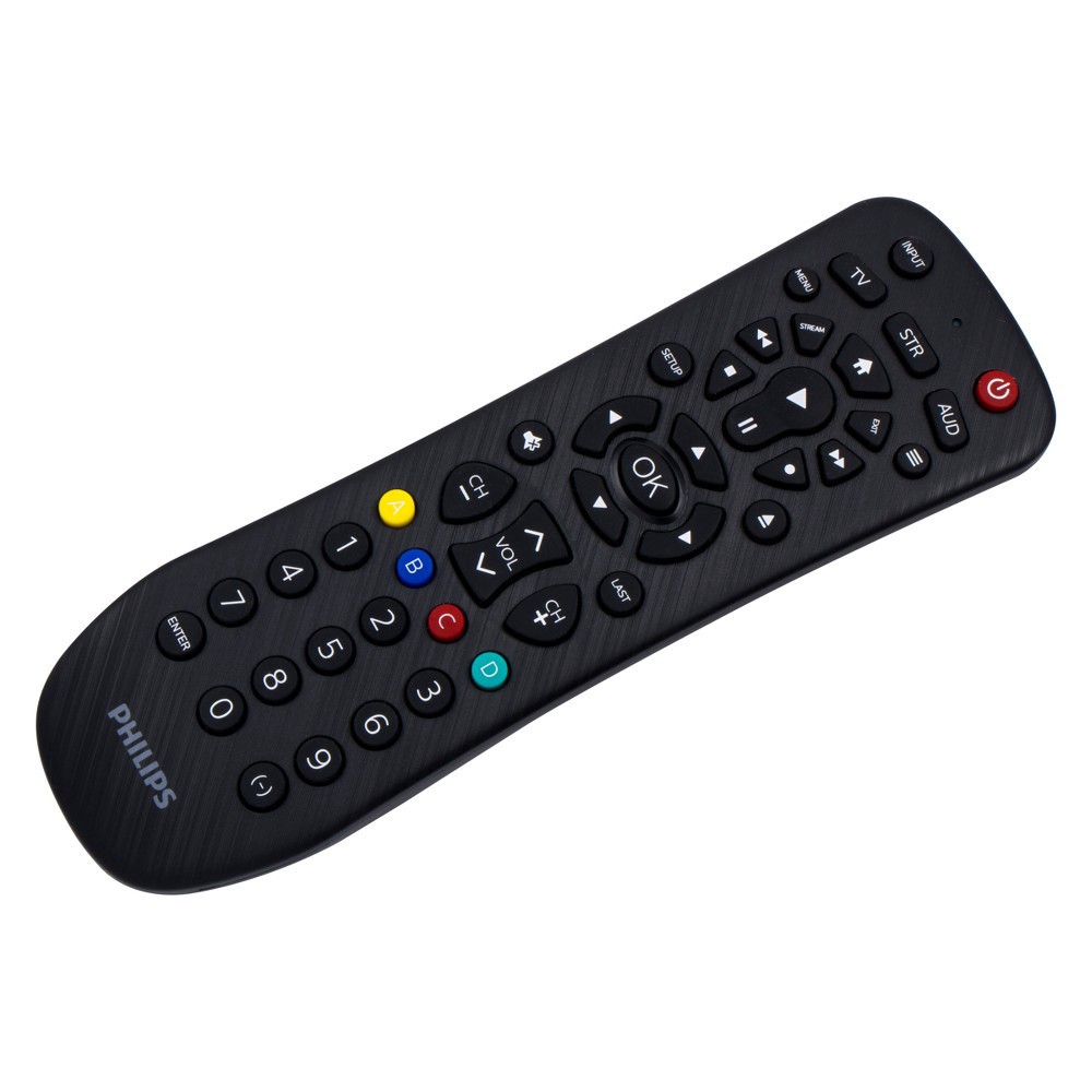 slide 5 of 6, Philips 3 Device Universal Remote Control - Brushed Black, 1 ct