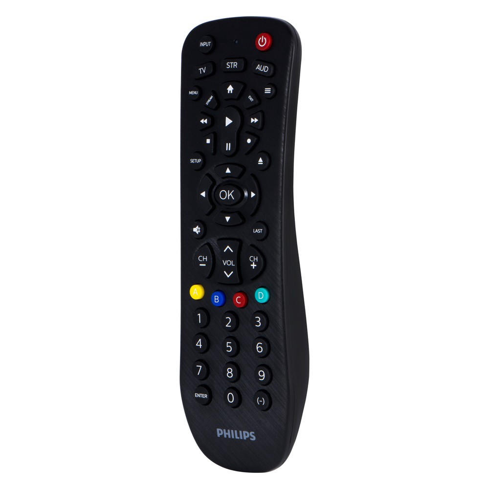 slide 3 of 6, Philips 3 Device Universal Remote Control - Brushed Black, 1 ct