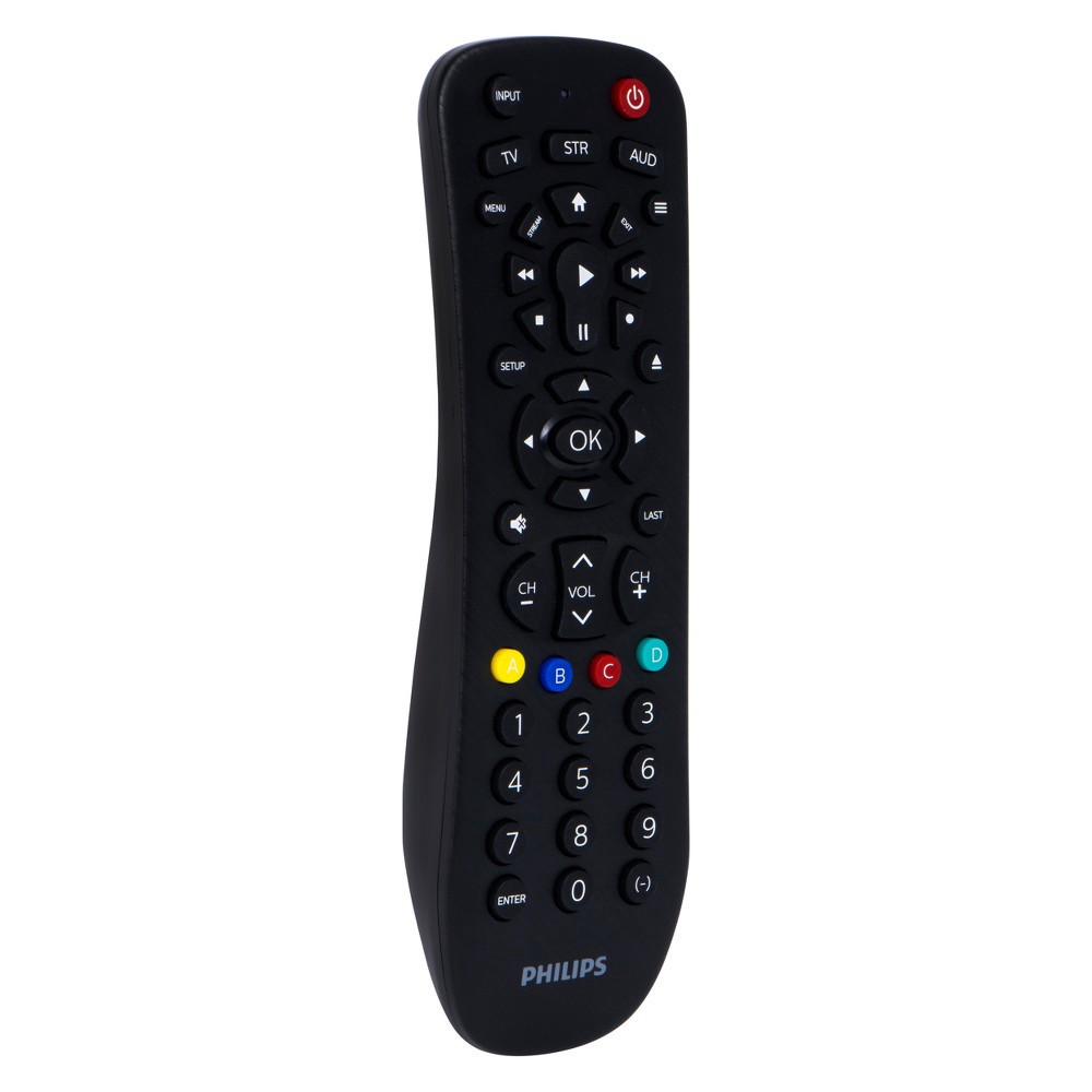 slide 6 of 6, Philips 3 Device Universal Remote Control - Brushed Black, 1 ct