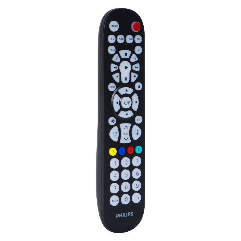 slide 6 of 6, Philips 4 Device Elite Backlit Universal Remote Control - Brushed Black, 1 ct