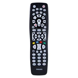 Philips 8 Device Elite Plus Backlit Universal Remote Control - Brushed Black