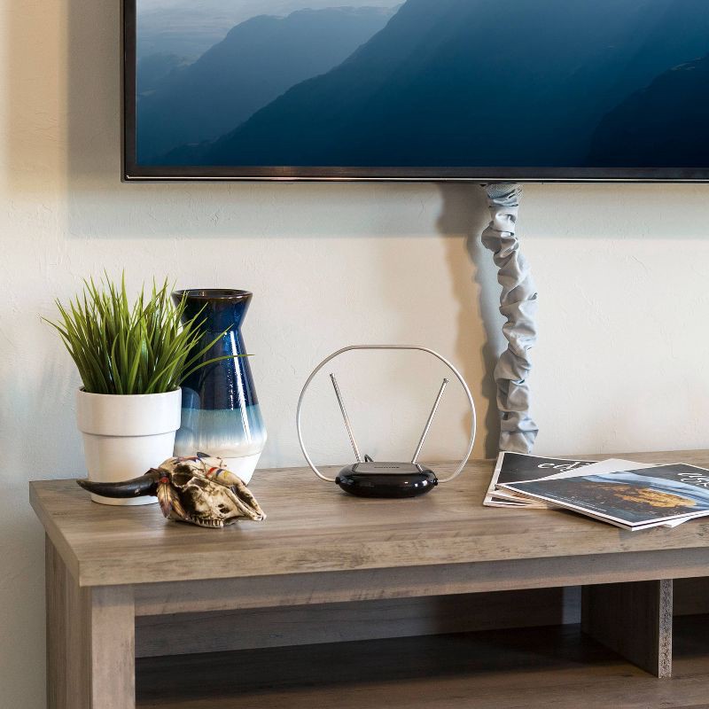 slide 5 of 7, Philips Traditional HD Passive Antenna - Black, 1 ct