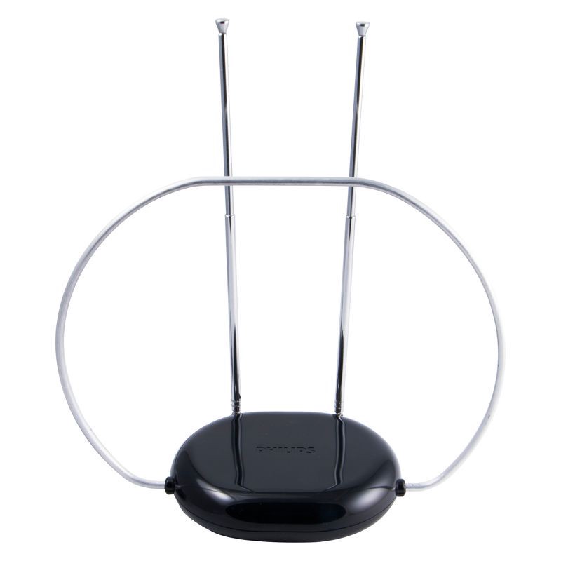 slide 1 of 7, Philips Traditional HD Passive Antenna - Black, 1 ct