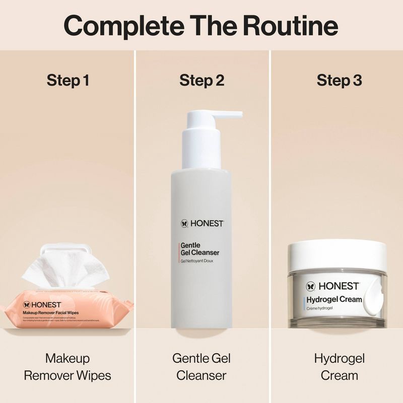 slide 10 of 12, Honest Beauty Unscented Makeup Remover Wipes - 30ct, 30 ct