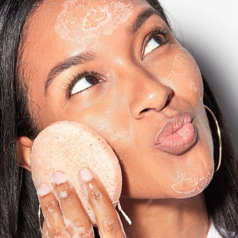 slide 3 of 7, The Honest Company Honest Beauty Gentle Konjac Sponge with Kaolin Clay - 1ct, 1 ct