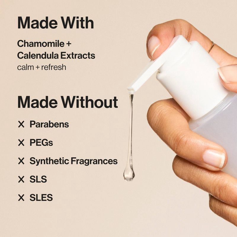 slide 7 of 12, Honest Beauty Gentle Gel Cleanser with Chamomile + Calendula - 5.0 fl oz, 5 fl oz