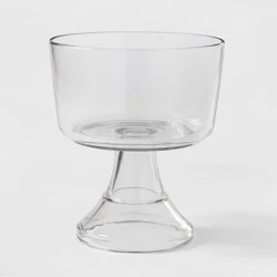128oz Classic Glass Trifle Serving Bowl - Threshold