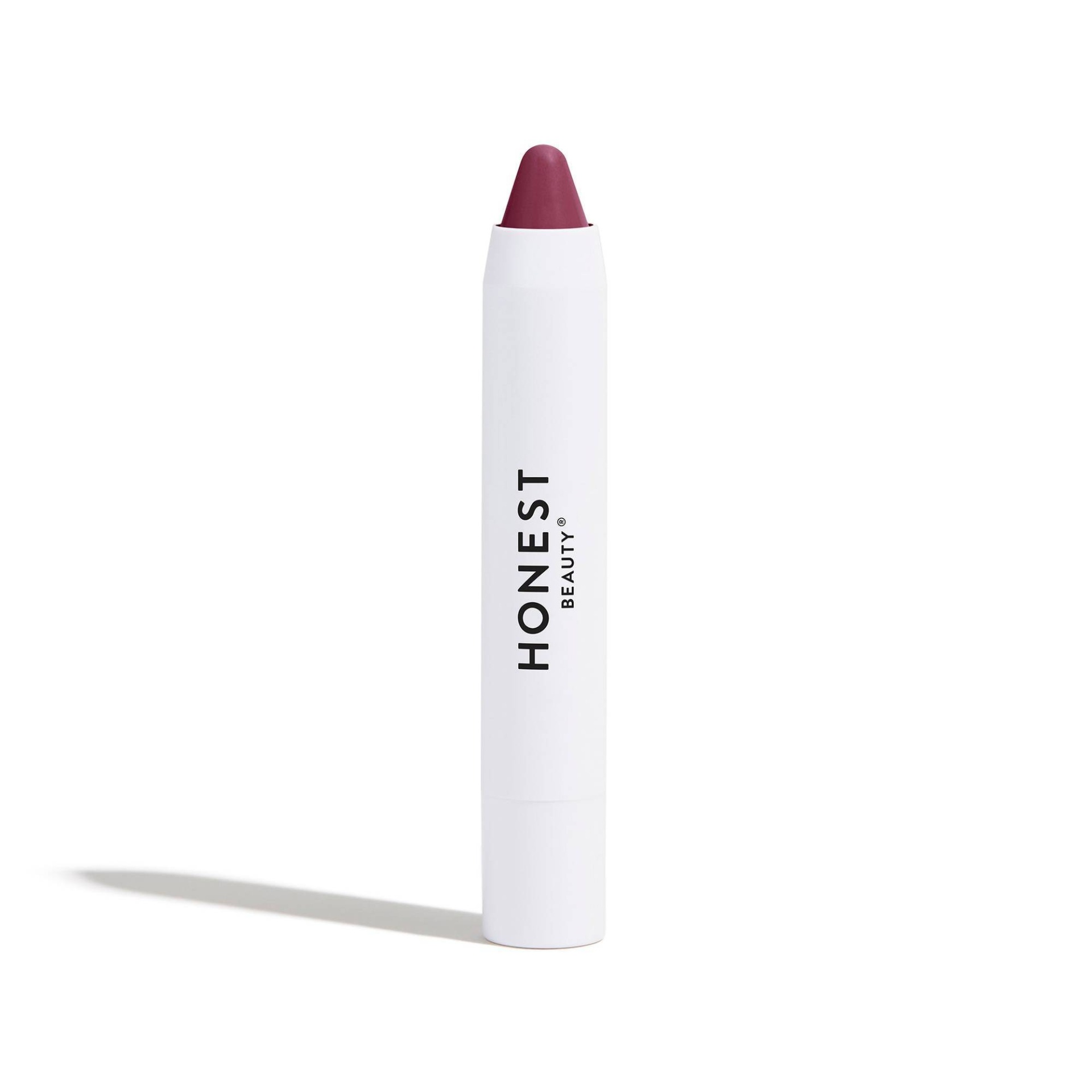 slide 1 of 3, Honest Beauty Crayon Demi Matte Mulberry Lip Makeup, 1 ct