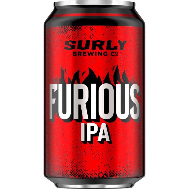 slide 5 of 9, Surly Brewing Co. Furious IPA Beer - 6pk/12 fl oz Cans, 6 ct; 12 oz