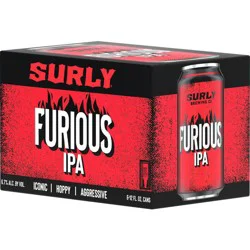 Surly Brewing Co. Brewing Co. Furious IPA Beer - 6 pk / 12 fl oz Cans