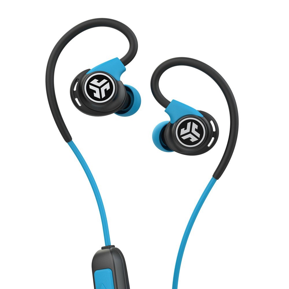 slide 4 of 5, JLab Fit Sport Bluetooth Wireless Earbuds - Blue, 1 ct