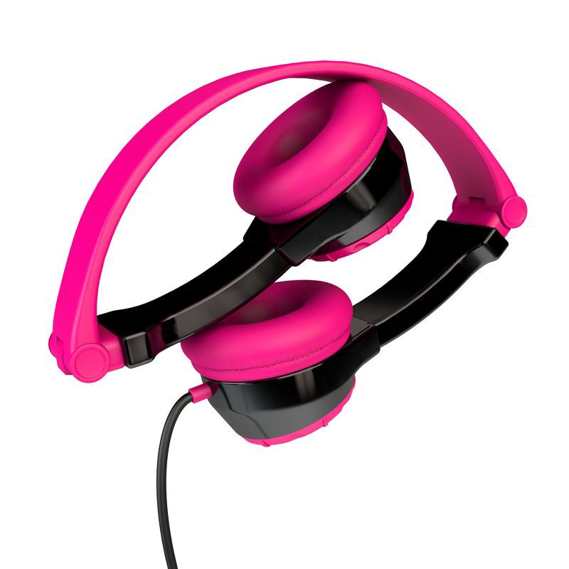 slide 2 of 5, JLab JBuddies Wired Folding Kids Headphones - Pink (JK2-PNKRTL), 1 ct