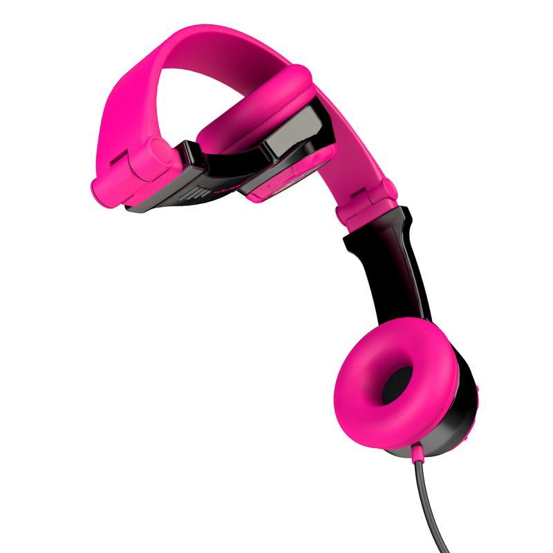 slide 3 of 5, JLab JBuddies Wired Folding Kids Headphones - Pink (JK2-PNKRTL), 1 ct