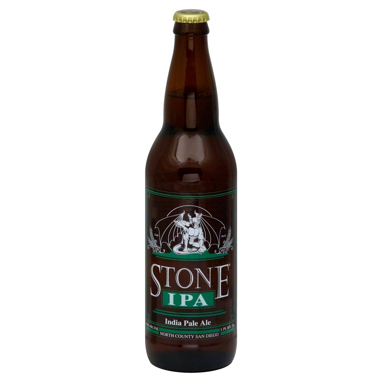 slide 1 of 1, Stone Brewing IPA Bottle, 22 oz