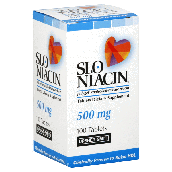 slide 1 of 1, Slo-Niacin Dietary Supplement, 100 ct