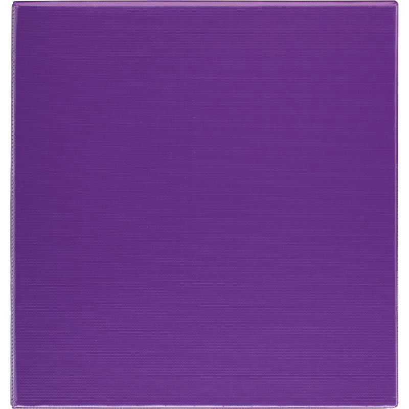 slide 3 of 5, 1.5" 3 Ring Binder Clear View Purple - up&up™: D Rings, 375 Sheet Capacity, 4 Internal Pockets, Cardboard & Polypropylene, 375 sheets