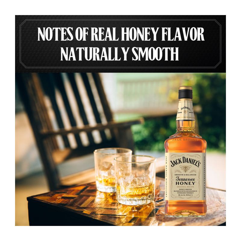 slide 6 of 10, Jack Daniel's Tennesee Honey Whiskey - 50ml Plastic Bottle, 50 ml