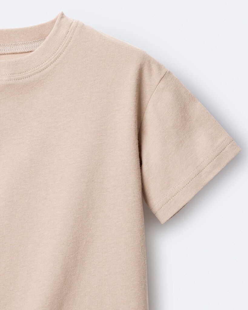 slide 5 of 6, Otteravenue Toddler Short-Sleeve Relaxed Tee - Tan Tan 2T, 1 ct