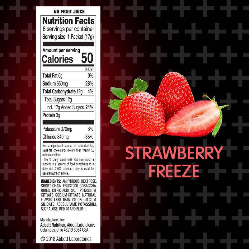 slide 6 of 7, Pedialyte AdvancedCare Plus Electrolyte Powder - Strawberry Freeze - 6ct/3.6oz, 6 ct, 3.6 oz