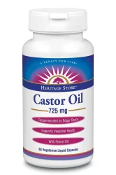 Heritage Store Prod Inc (Haba) Castor Oil Caps