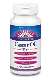 Heritage Store Prod Inc (Haba) Castor Oil Caps