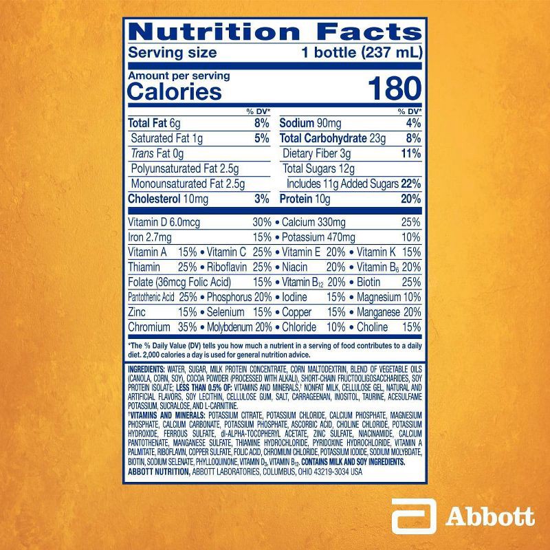 slide 3 of 8, PediaSure SideKicks High Protein Nutrition Shake Chocolate - 6ct/48 fl oz, 6 ct, 48 fl oz