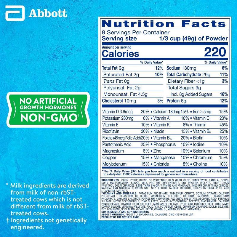 slide 3 of 12, PediaSure Grow & Gain Non-GMO Shake Mix Powder Vanilla - 14.1oz, 14.1 oz