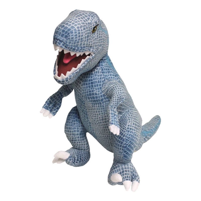 slide 3 of 6, Jurassic World T-Rex Kids' Throw Pillow Blue, 1 ct