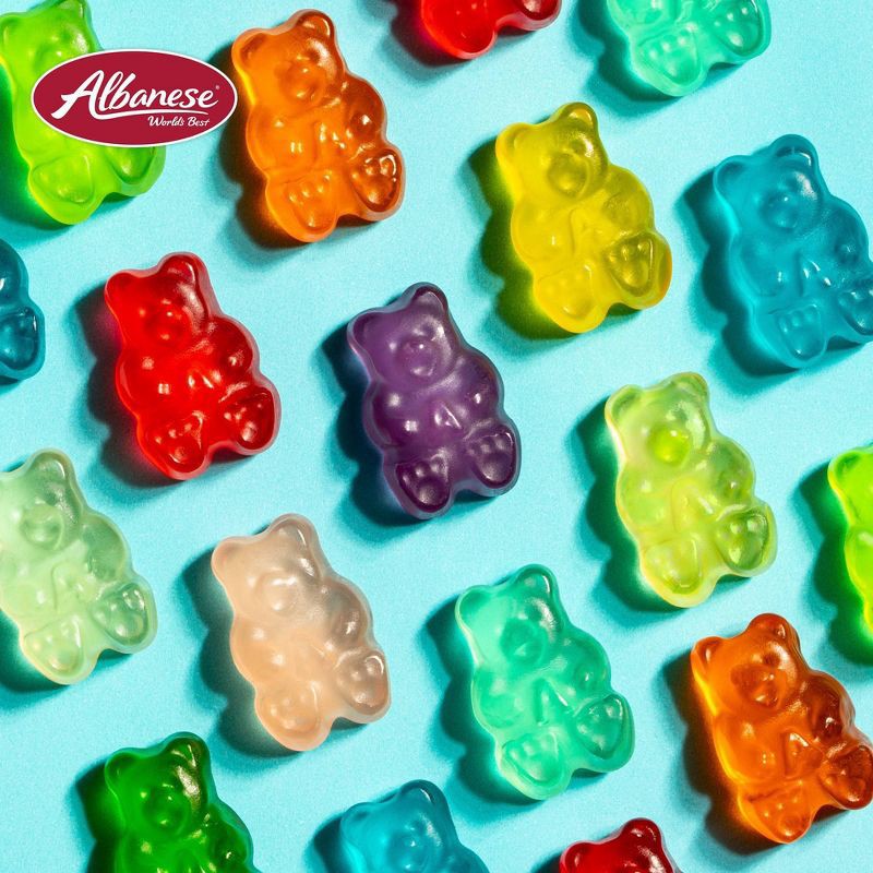 slide 7 of 9, Albanese World's Best 12 Flavor Gummi Bears Candy - 9oz, 9 oz