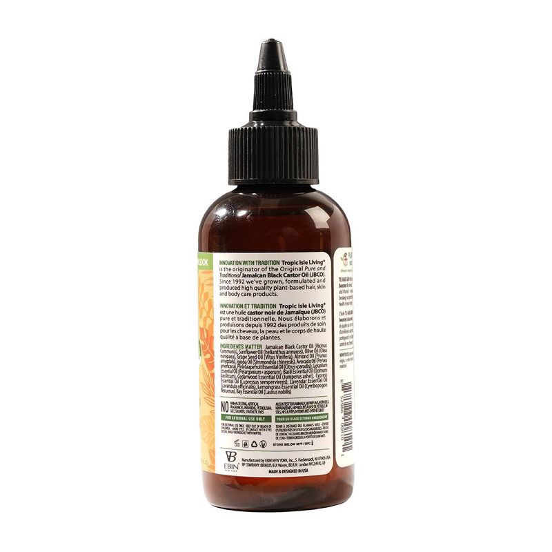 slide 2 of 4, Tropic Isle Living Jamaican Black Castor Hair Growth Oil - 4oz, 4 oz