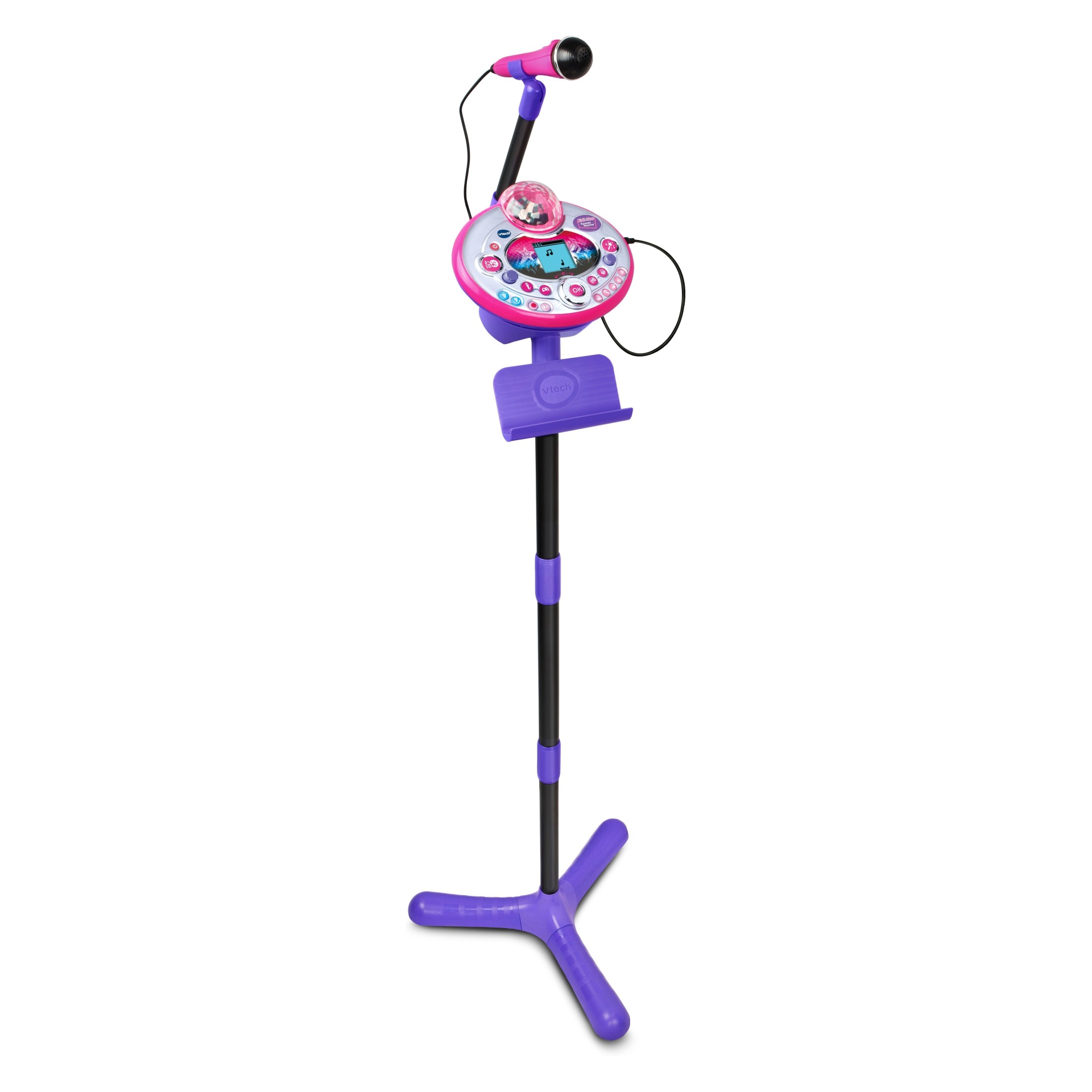 slide 1 of 9, VTech Kidi Star Karaoke Machine - Pink/Purple, 1 ct