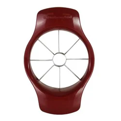 KitchenAid Fruit Wedger Red: Stainless Steel Pineapple Corer & Slicer, Dishwasher-Safe, Lifetime Warranty