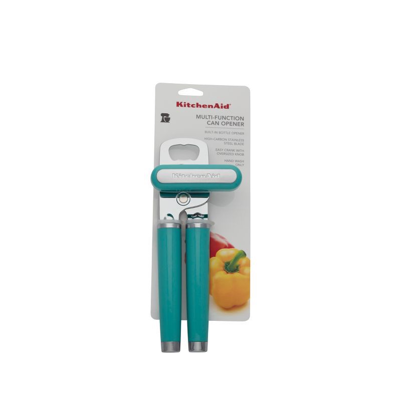 slide 2 of 3, KitchenAid Multi Function Can Opener Aqua Sky, 1 ct