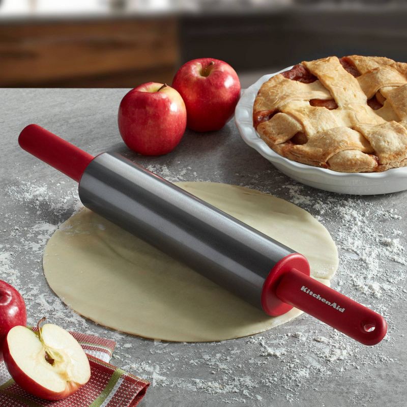 slide 4 of 5, KitchenAid Rolling Pin Red, 1 ct