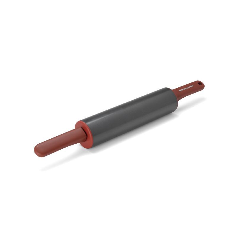 slide 1 of 5, KitchenAid Rolling Pin Red, 1 ct