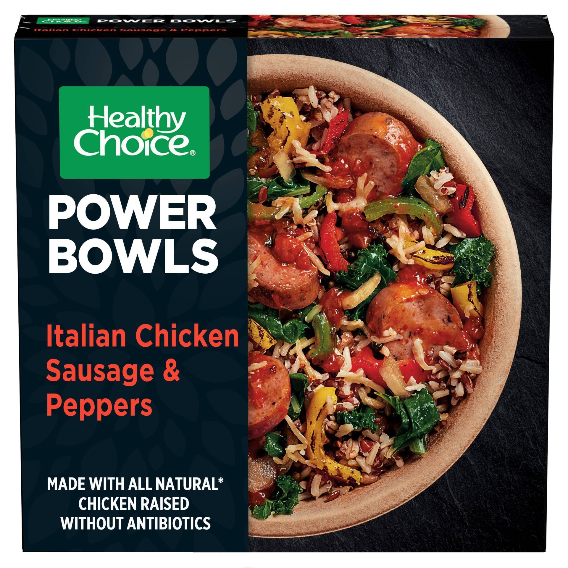 slide 1 of 3, Healthy Choice Frozen Power Bowl Italian Chicken Sausage & Peppers - 9.25oz, 9.25 oz