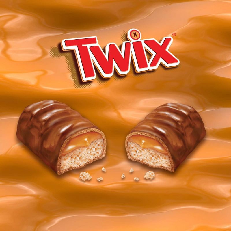 slide 2 of 7, Twix Caramel Cookie Chocolate Candy Bar, Sharing Size - 9.7oz, 9.7 oz