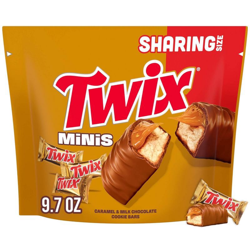 slide 2 of 19, Twix Caramel Cookie Chocolate Candy Bar, Sharing Size - 9.7oz, 9.7 oz