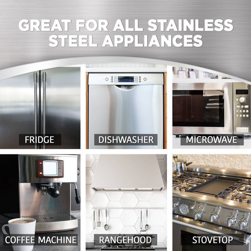 slide 5 of 8, Weiman Stainless Steel Cleaner and Polish Trigger - 22 fl oz, 22 fl oz