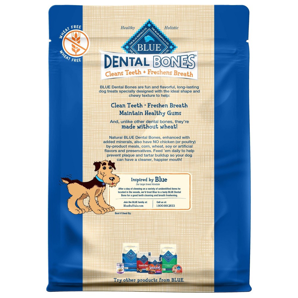 slide 2 of 4, Blue Buffalo Dental Bones Dog Treats - 12oz, 12 oz