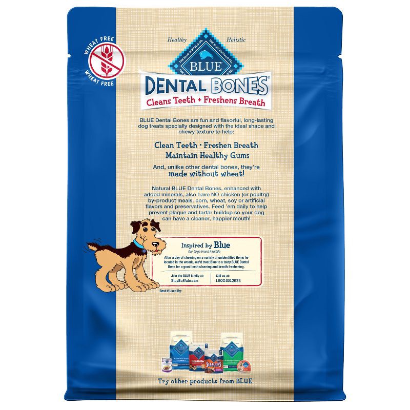 slide 2 of 4, Blue Buffalo Dental Bones Regular Natural Chew Dog Treats - 12oz, 12 oz