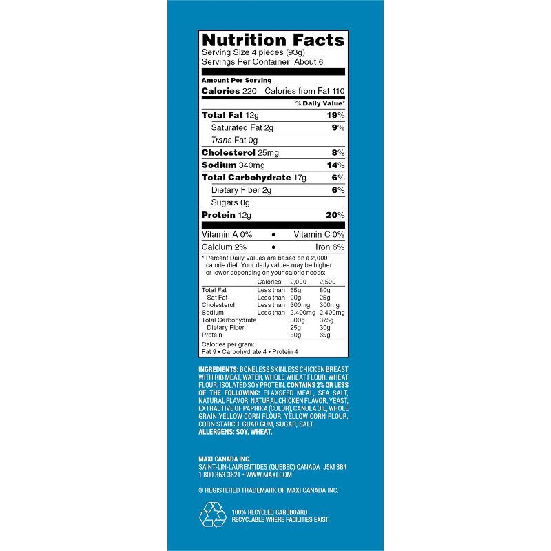 slide 4 of 4, Yummy Whole Grain Alpha Buddies Chicken Breast Nuggets - Frozen - 21oz, 21 oz