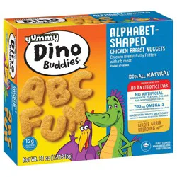 Yummy Whole Grain Alpha Buddies Chicken Breast Nuggets - Frozen - 21oz